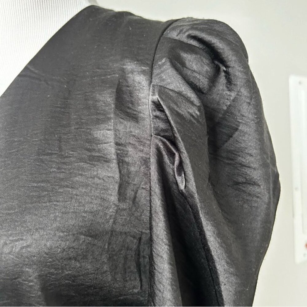 Steve Madden Satin Ruffle Dress (c) - Picture 5 of 11